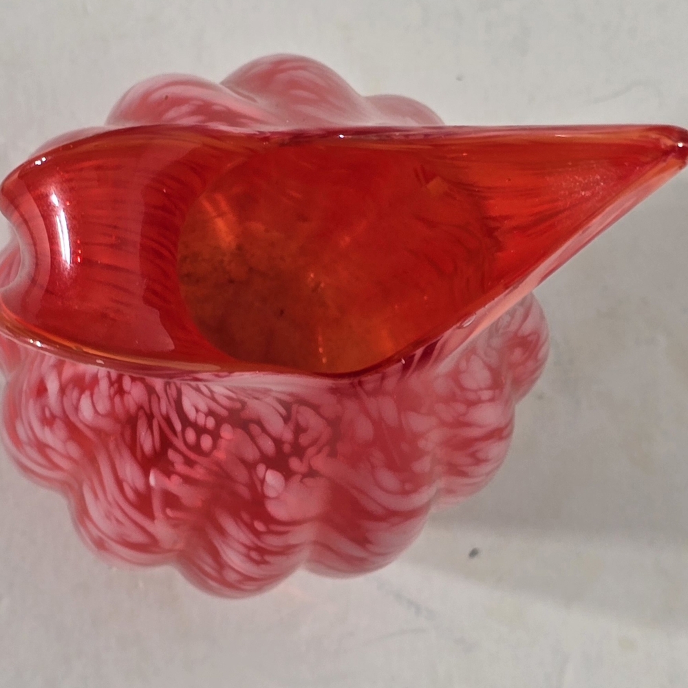 Lefton Red Glass Pitcher - Picture 6 of 13
